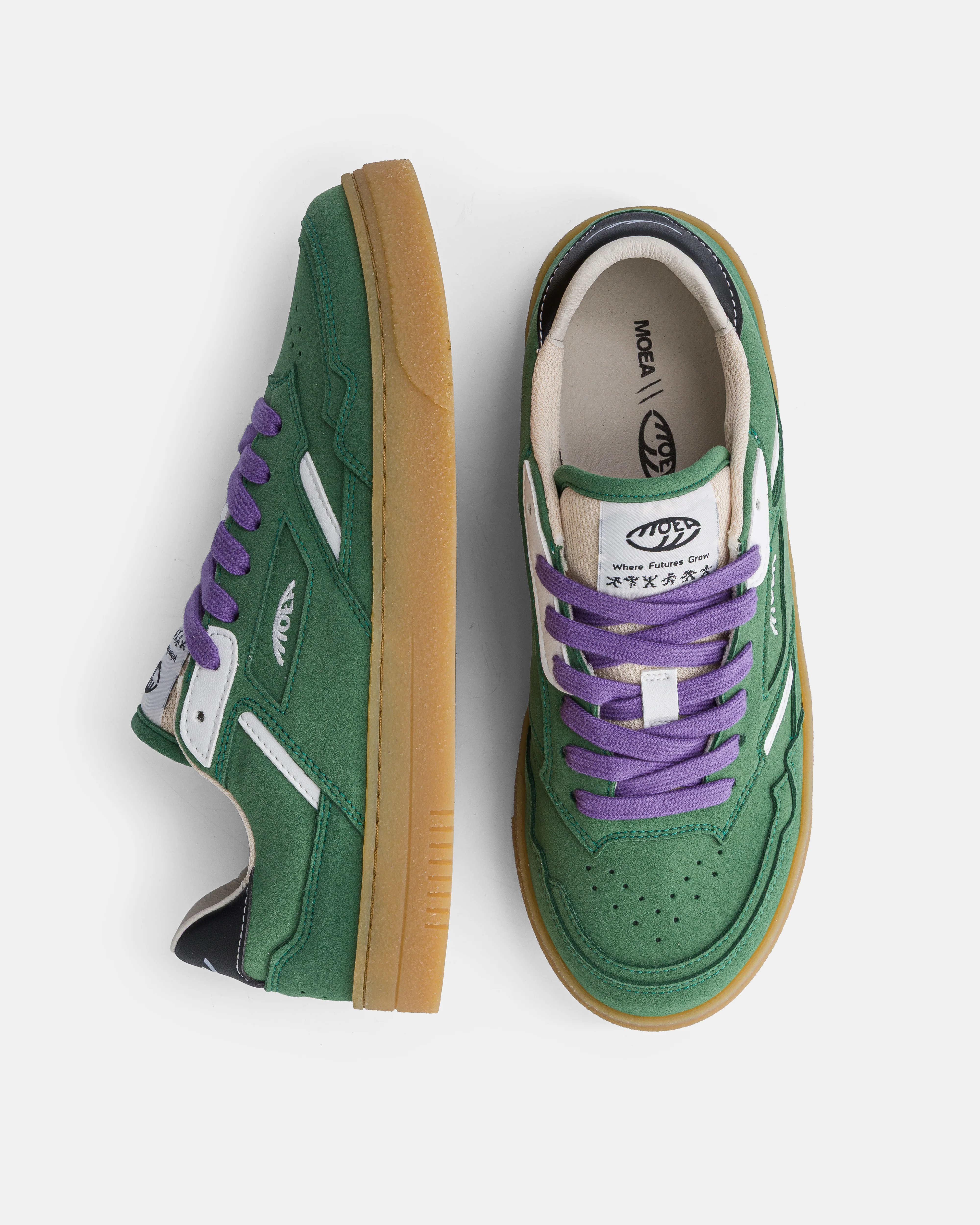 Origin Low - Forest Suede & White - Corn - Image 5